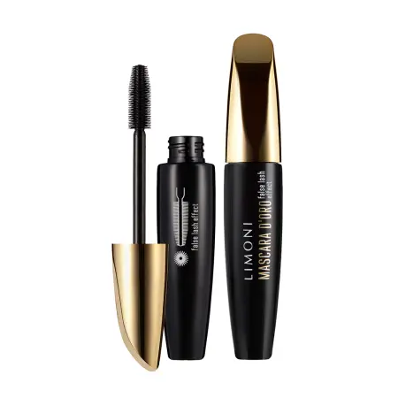 LIMONI Тушь с эффектом накладных ресниц, тон 01 / Mascara Doro 01 black - 2