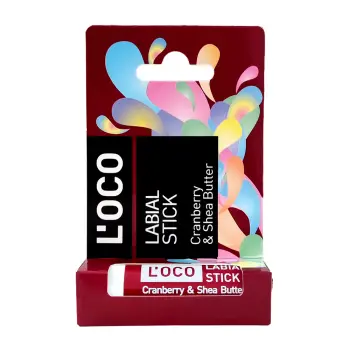 Бальзам для губ, клюква&масло ши / L’OCO LABIAL STICK 5,1 гр