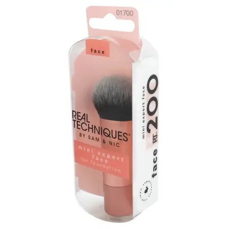REAL TECHNIQUES Компактная кисть для тональной основы / Real Techniques Mini Expert Face Brush - 3