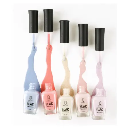IQ BEAUTY 090 лак для ногтей укрепляющий с биокерамикой / Nail Polish PROLAC+bioceramics 12,5 мл - 7