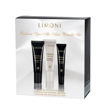 Набор для лица (крем 25 мл, крем для век 15 мл, крем легкий 25 мл) / Premium Syn-Ake Anti-Wrinkle Care Set