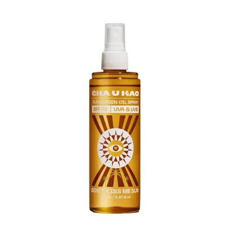CHA U KAO Масло-спрей солнцезащитное для интенсивного загара SPF10 / DON T KISS ME SUN sunscreen oil spray 150 мл - 1