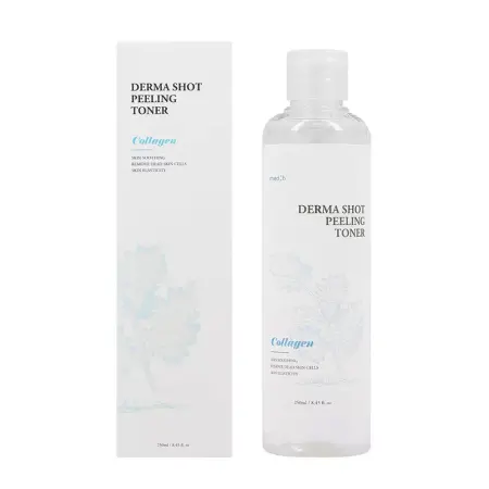 MED:B Тонер очищающий для лица с коллагеном / Med B Derma Shot Peeling Toner Collagen 250 мл - 2