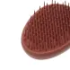 DEWAL BEAUTY Щетка массажная Прованс с пластиковым штифтом, овальная, коричневая, фото 3