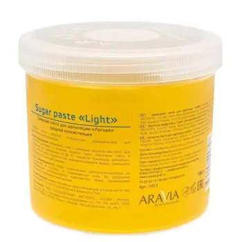 ARAVIA Professional Паста сахарная средней консистенции для шугаринга Легкая 750 г, фото 4