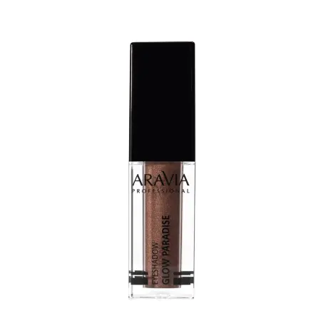 ARAVIA Professional Тени жидкие сияющие для век, 04 Golden Brown / ARAVIA Professional Glow Paradise 5 мл - 1