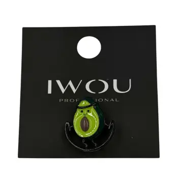 IWOU PROFESSIONAL Брошь-значок Авокадо на скакалке, фото 2