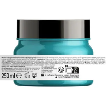 L OREAL PROFESSIONNEL Шампунь-маска очищающий для кожи головы, склонной к жирности / SCALP ADVANCED 250 мл, фото 2