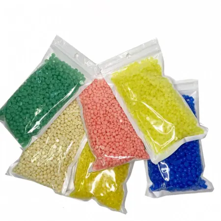 LILU Воск полимерный в гранулах в пакете, полупрозрачный Natural / LILU 100 гр - 4
