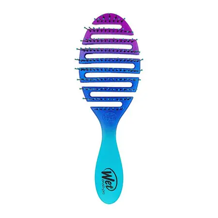 WET BRUSH Щетка для быстрой сушки волос с мягкой ручкой, омбре / FLEX DRY - OMBRE TEAL - 1