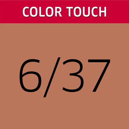 WELLA 6/37 краска для волос, темный блонд золотисто-коричневый / Color Touch 60 мл - 2