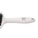 DEWAL BEAUTY Щетка массажная Прованс с пластиковым штифтом, квадратная, пудровая 13 рядов, фото 3