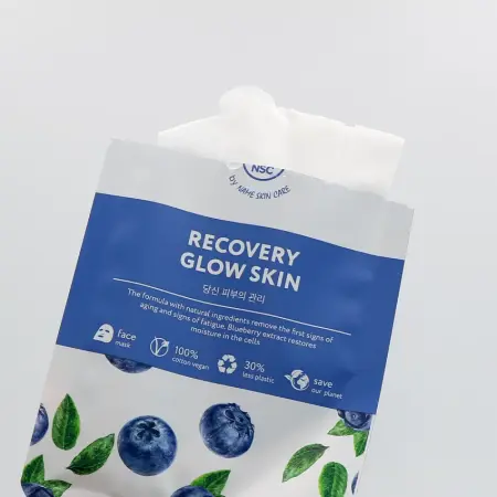 NAME SKIN CARE Маска тканевая для лица восстановление и сияние кожи / NSC 22 гр - 2