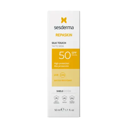 SESDERMA Средство солнцезащитное с нежностью шелка для лица SPF50 / REPASKIN SILK TOUCH Facial sunscreen 50 мл - 2