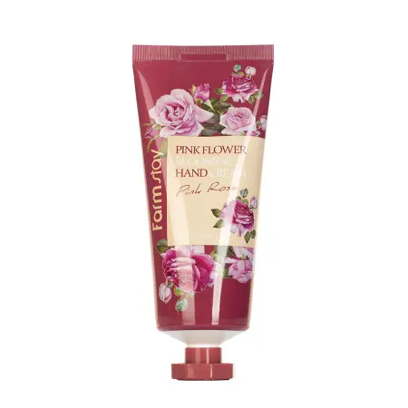 FARMSTAY Крем для рук с экстрактом розы / PINK FLOWER BLOOMING HAND CREAM PINK ROSE 100 мл - 1