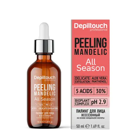 DEPILTOUCH PROFESSIONAL Пилинг всесезонный для лица на основе миндальной кислоты / Depiltouch 50 мл - 2
