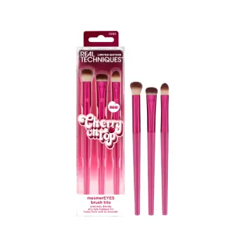 REAL TECHNIQUES Набор для макияжа глаз / Real Techniques Cherry On Top MesmerEYES Brush Trio, фото 2