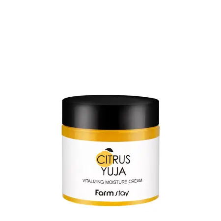 FARMSTAY Крем увлажняющий для лица с витаминами / Citrus Yuja Vitalizing Moisture Cream 80 гр - 1