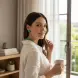 IWOU PROFESSIONAL Набор Жемчужина (ожерелье и серьги) мятный, фото 3