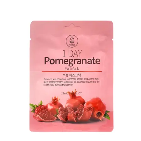MED:B Маска тканевая с экстрактом граната / Med B 1 Day Pomegranate Mask Pack 27 мл - 1