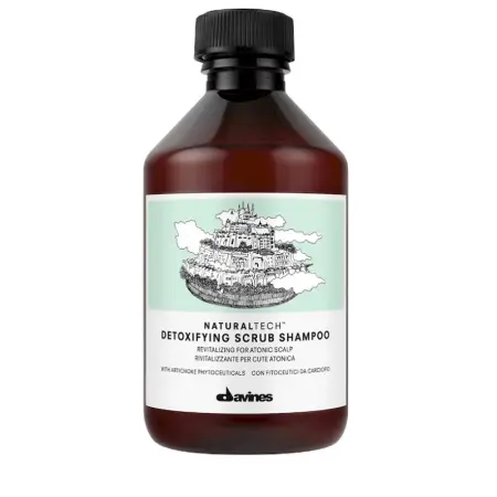 DAVINES SPA Шампунь-скраб детоксирующий / Detoxyfing NATURAL TECH 250 мл - 4