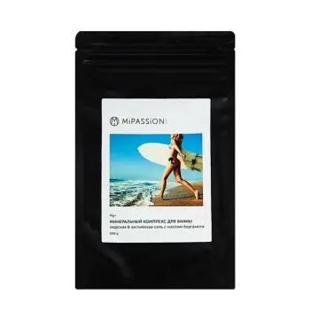 Комплекс минеральный морской и английской соли с маслом бергамота / MiPASSiON 500 гр