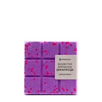 Бомбочка для ванны миниплитка, дикая ягода / MiPASSiON 110 гр