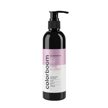 TNL Professional Шампунь оттеночный для розового блонда с дозатором / Color Boom Pink Blond 250 мл - 1