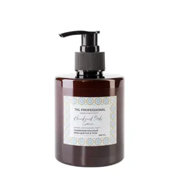 Крем парфюмированный для рук и тела, табак и бергамот / TNL Hand & Body Cream 300 мл
