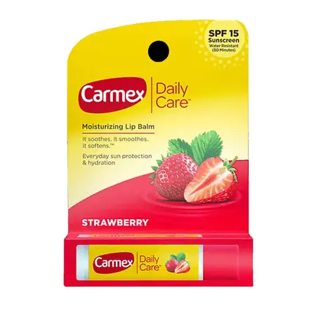 CARMEX Бальзам для губ со вкусом клубники стик / Everyday Protecting Lip Balm Strawberry Stick 4,25гр - 5