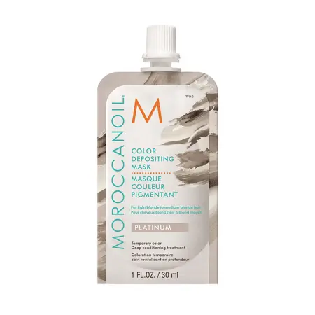 MOROCCANOIL Маска тонирующая для волос, платина / COLOR DEPOSITING MASK PLATINUM 30 мл - 1