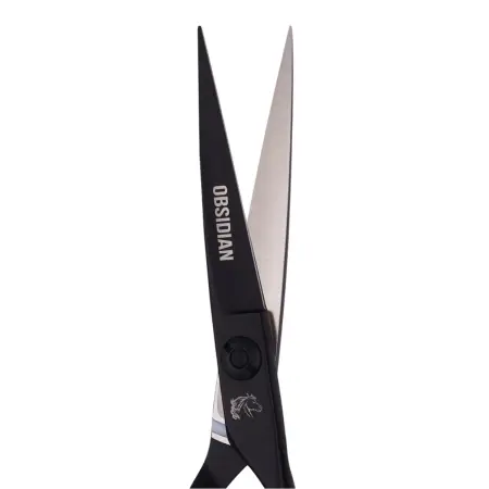 MUSTANG PROFESSIONAL (США) Ножницы прямые Mustang Premium OBSIDIAN NPR014 Черный 5,5 дюйм - 2