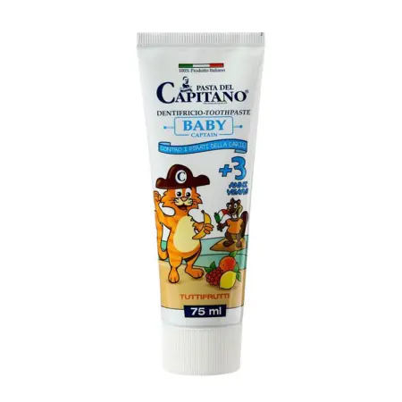 PASTA DEL CAPITANO Паста зубная детская 3+ фруктовая / Baby Tutti-frutti 75 мл - 1