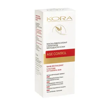 KORA Маска ревитализант 5 факторов молодости кожи / Age Control 75 мл, фото 4
