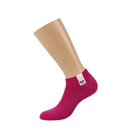 MINIMI Носки с провязанной эмблемой на паголенке Fuxia 39-41 / MINI TREND 4211 - 3