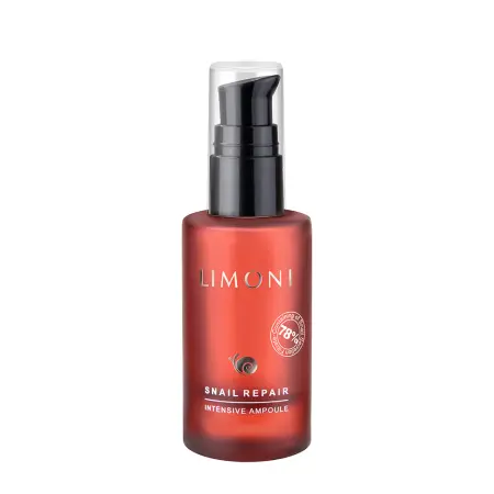 LIMONI Сыворотка для лица восстанавливающая с экстрактом секреции улитки / Snail Repair Intensive Ampoule 30 мл - 1