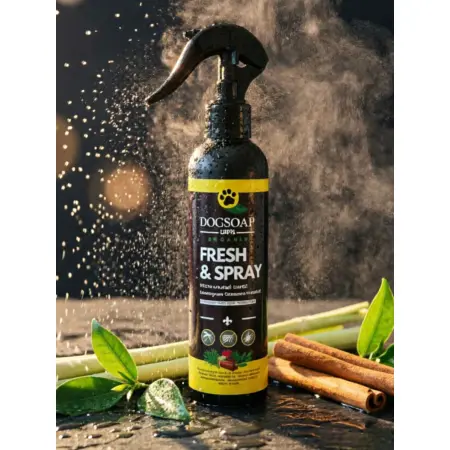 DOGSOAP Спрей-репеллент с лемограссом от клещей, комаров, блох / Fresh&Spray Dogsoap 250 мл - 2