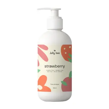 Гель увлажняющий для душа, клубника / Jully Bee Strawberry 500 мл
