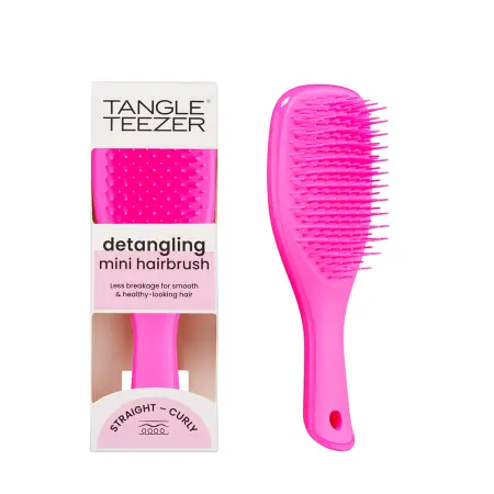 TANGLE TEEZER Расческа для волос / The Ultimate (Wet) Detangler Mini Runway Pink - 2