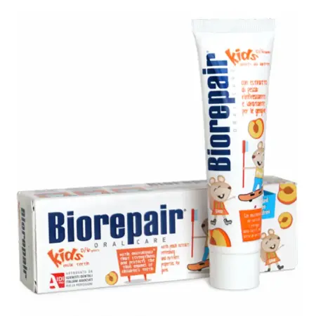 BIOREPAIR Паста зубная детская, персик / Biorepair Kids 50 мл - 2
