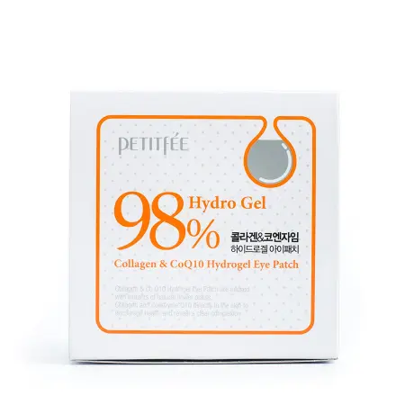 PETITFEE Патчи гидрогелевые с коэнзимом Q10 и 98% содержанием коллагена для области вокруг глаз / Eye patch 60 шт - 1