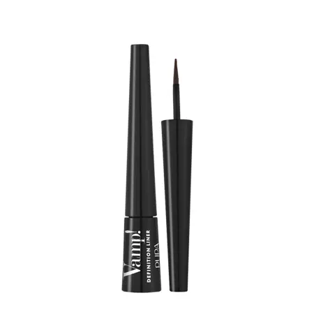 PUPA Подводка с фетровым аппликатором для глаз, 200 коричневый / VAMP! DEFINITION LINER 2,5 мл - 1