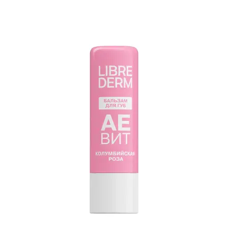 LIBREDERM Бальзам для губ Колумбийская роза / AEVIT 4 гр - 1