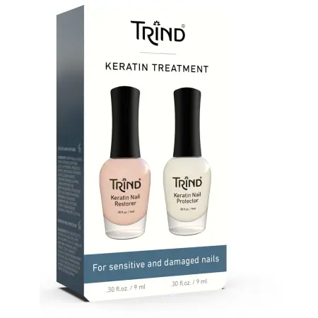 TRIND Набор для ногтей (Keratin Restorer 9 мл + Keratin Protecor 9 мл) / Keratin Treatment Set - 1