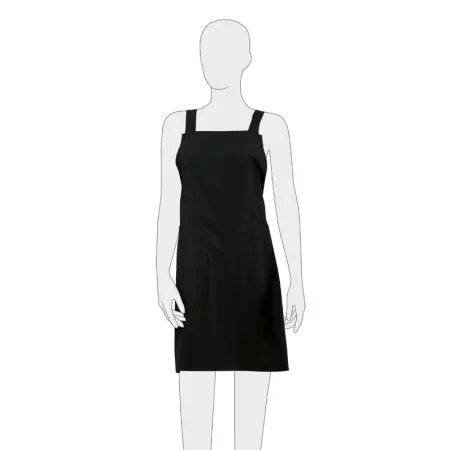 DEWAL PROFESSIONAL Фартук мастера мужской для стрижки, полиэстер, черный 74х78,5 см - 2