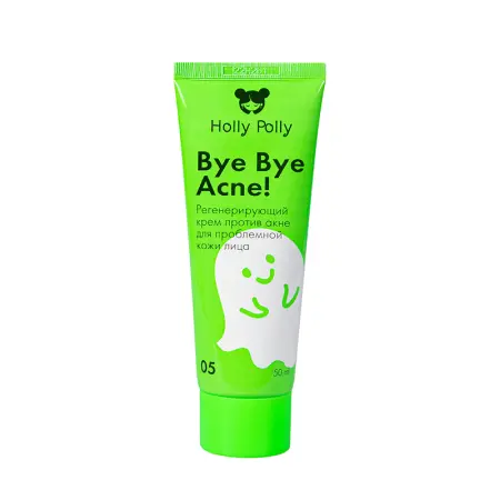 HOLLY POLLY Крем регенерирующий против акне для проблемной кожи лица / Bye Bye Acne! 50 мл - 1