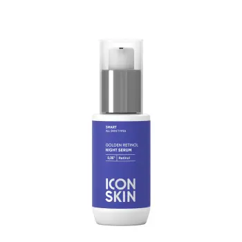 ICON SKIN Сыворотка ночная на основе 0,35% ретинола / Golden Retinol Night Serum 30 мл, фото 1