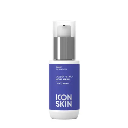 ICON SKIN Сыворотка ночная на основе 0,35% ретинола / Golden Retinol Night Serum 30 мл - 1