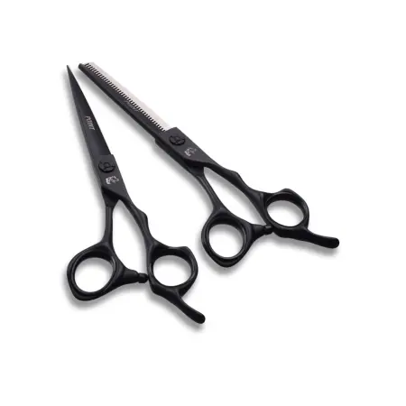 MUSTANG PROFESSIONAL (США) Набор ножниц Mustang Professional POINT NP02 Чёрный 6,0 дюйм - 1