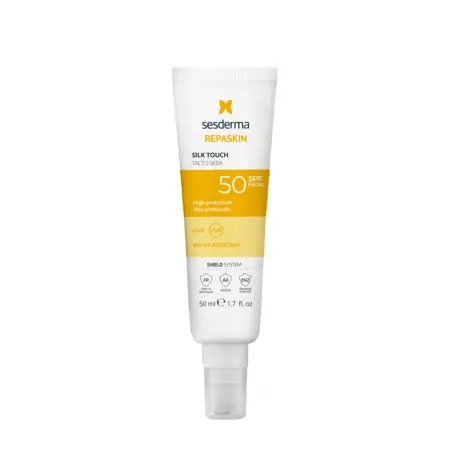 SESDERMA Средство солнцезащитное с нежностью шелка для лица SPF50 / REPASKIN SILK TOUCH Facial sunscreen 50 мл - 1